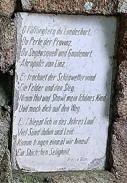 Pöstlingberg-Gedicht