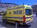 Rettungswagen in Lissabon