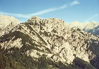 Ameisnockenkopf und Gernhorn vom Hundshorn aus gesehen