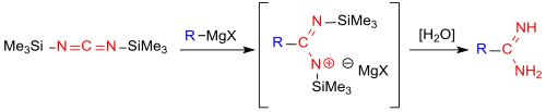 Amidinsynthesen mit Bis(trimethylsilyl)carbodiimid