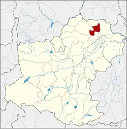 Karte von Nakhon Ratchasima, Thailand, mit Sida