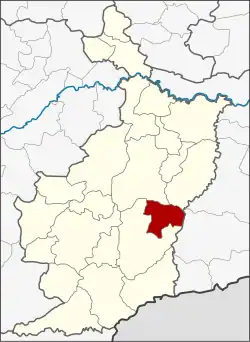 Karte von Buri Ram, Thailand, mit Phlapphla Chai