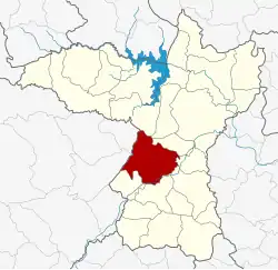 Karte von Khon Kaen, Thailand, mit Mancha Khiri