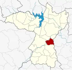 Karte von Khon Kaen, Thailand, mit Ban Haet