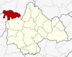 Karte von Kalasin, Thailand, mit Tha Khantho