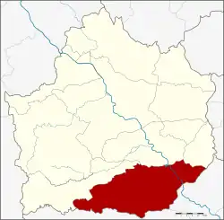 Karte von Kamphaeng Phet, Thailand, mit Khanu Woralaksaburi