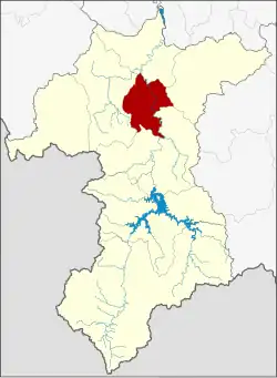 Karte von Yala, Thailand, mit Krong Pinang