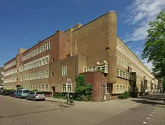 Bronckhorststraat 11–37 (1922–1924) in Amsterdam, Architekt: Jan Frederik Staal
