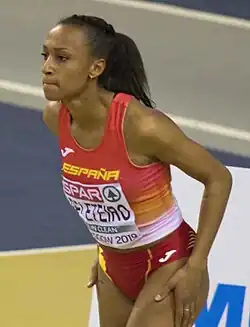 Auch die spanische Bronze­medaillen­gewinnerin Ana Peleteiro stellte einen neuen Landesrekord auf