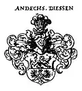 Wappen der Grafen von Andechs Dießen