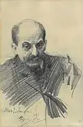 Anders Zorn: Max Liebermann, Zeichnung, 1891