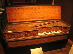 Muselar von Andreas Ruckers, Antwerpen, 1628. Brüssel, Musée Instrumental, IMG 3966