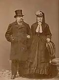 Johanns Vater Andreas und Marie Oberhammer im Jahre 1870