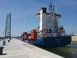 Die Andromeda J in der Kieldrechtsluis 2016