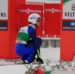 Andrzej Stękała beim Weltcupspringen in Lahti 2016