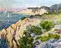 Falaise – Côte de Bretagne, Öl auf Leinwand, 1900/1902