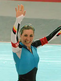 Anni Friesinger errang zwölf WM-Goldmedaillen