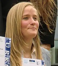 Annika Schlegel bei der Pierre de Coubertin Preisverleihung 2013