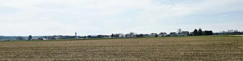 Ortsansicht Papferding v Nordwest