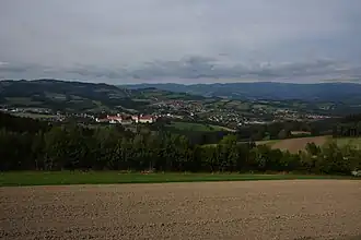 Vorau im Oststeirischen Hügelland
