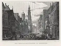 Die Carolinenstraße in Augsburg