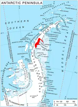 Karte von Foyn-Küste