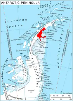 Karte von Oskar-II.-Küste