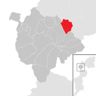 Lage der Gemeinde Antau im Bezirk Mattersburg (anklickbare Karte)