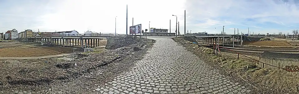 Antonienbrücken, 2014, 180°-Panorama nach Süden