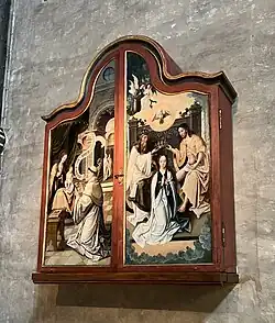 Antwerpener Schnitzaltar in geschlossenem Zustand