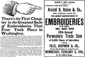 Marketingmethoden: Washington Post, 1905.