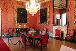 Empfangsraum im Appartement des Vittorio Emanuele II.