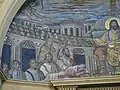 Linke Hälfte des Apsismosaiks