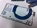 Arduino MEGA 2560 R3 (Rückseite)