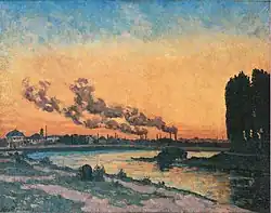 Armand Guillaumin: Soleil couchant à Ivry