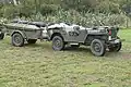 Willys MB mit Anhänger