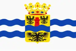 Flagge des Ortes Arnemuiden