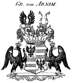Wappen der Grafen von Arnim