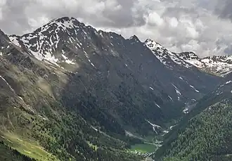 Weißes Beil, Storfenspitze und Großes Degenhorn von Westen
