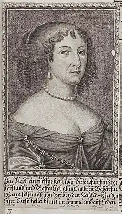 Klebeband 2 / Seite 3, Bild 5: Erdmuthe Sophie von Brandenburg-Bayreuth (1644 – 1670)