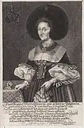 Regina Maria Pömer geb. Behaim (1646–1669), Ehefrau von Gabriel Pömer