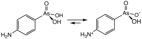 Strukturformel von Arsanilsäure