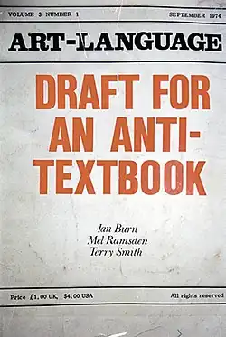 Art & Language: Art & Language: Art-Language, Vol.3 Nr.1, 1974.