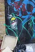 Art Is Trash, Wandgraffito in Shoreditch, London