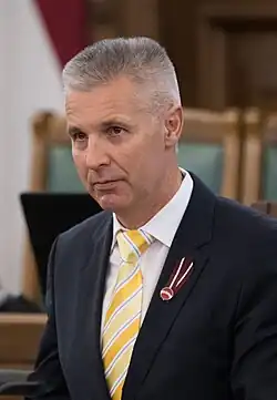 Parteivorsitzender Artis Pabriks