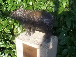 Jonge pantserneushoorn (1988)