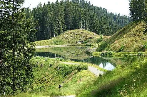 Der Arzjoch-Speichersee bei Fügen