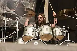 Schlagzeuger Maté „Balrogh“ Balogh