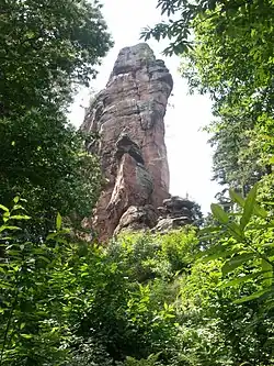 Asselstein – die schmale Ostwand