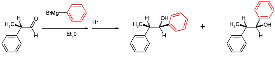 Beispiel einer „internen“ asymmetrischen Synthese